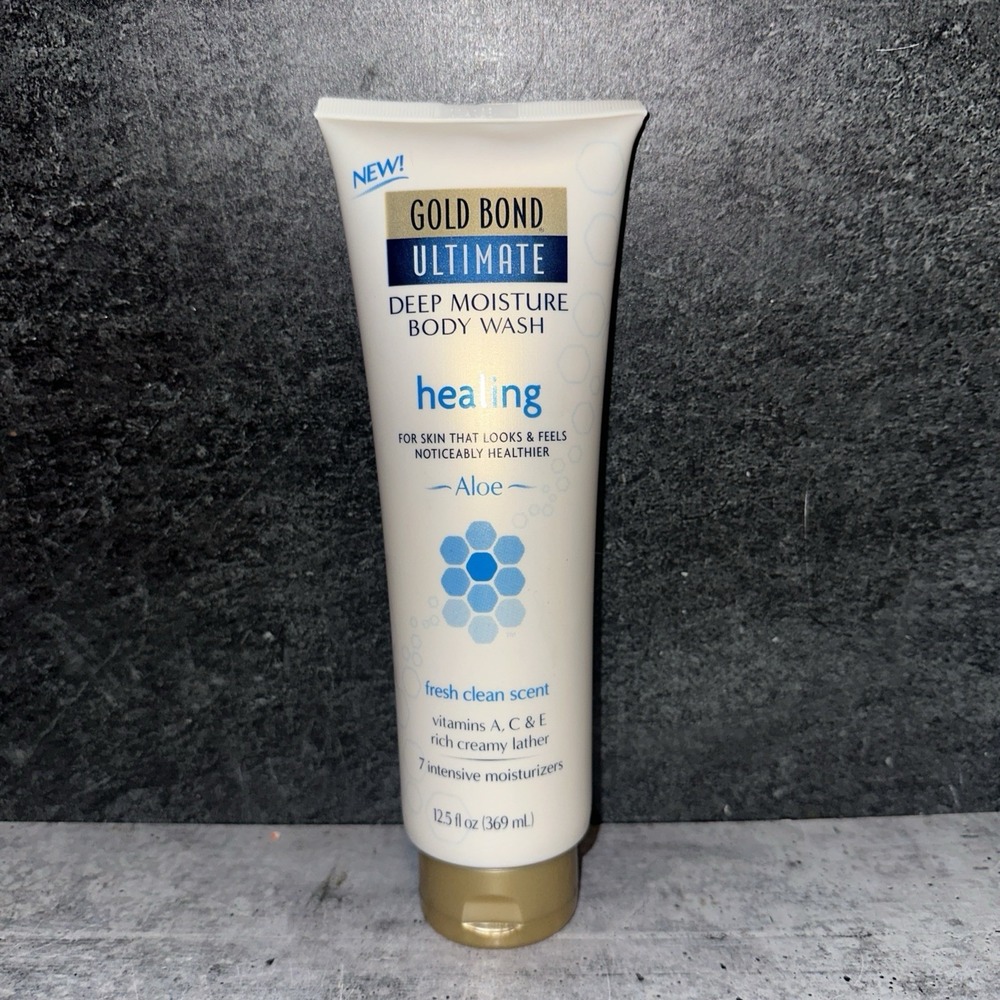 Gold Bond Ultimate Deep Moisture Body Wash Healing Aloe Fresh Clean Scent 12.5oz